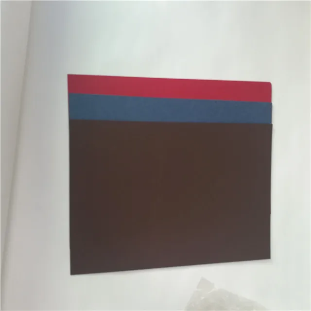 
virgin pulp special paper red and coffee color paper card for photo album 