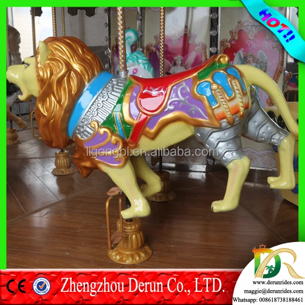 Video Available!!! DERUN RIDES top selling coin operated games indoor amusement park rides electronic kids rider carousel