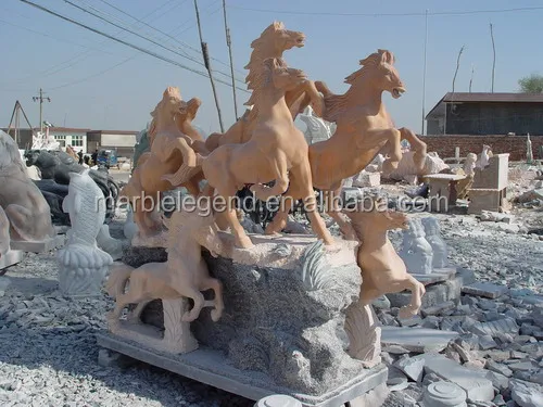 Новый дизайн уличная мраморная резная скульптура из натурального камня Большая