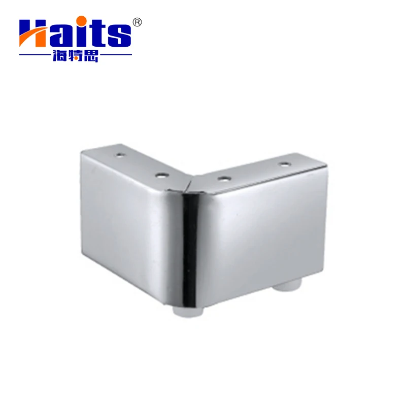 Chrome Corner Furniture Hardware Replacement Iron Steel Sofa Legs Sofa Feet