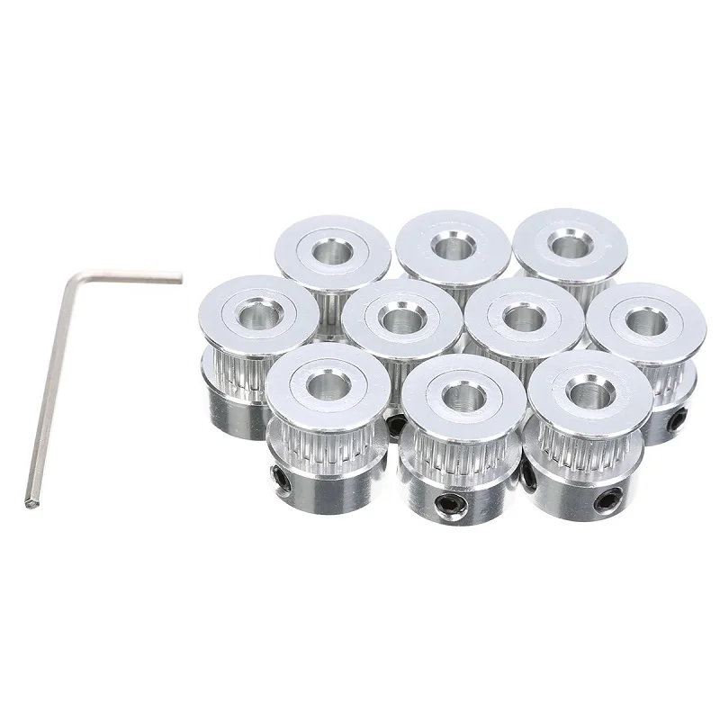 
Durable 10m GT2 20T Reinforced Timing Belt Pulley For CNC 3D Printer Prusa i3 Anet NEMA 