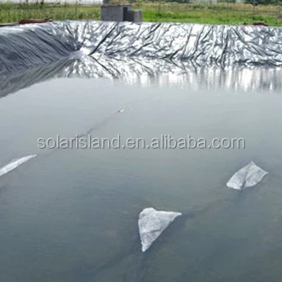 40mil/50mil/60mil/70mil/80mil/90mil/100mil/120mil HDPE Geomembrane for sewage plant, wastewater treatment plant