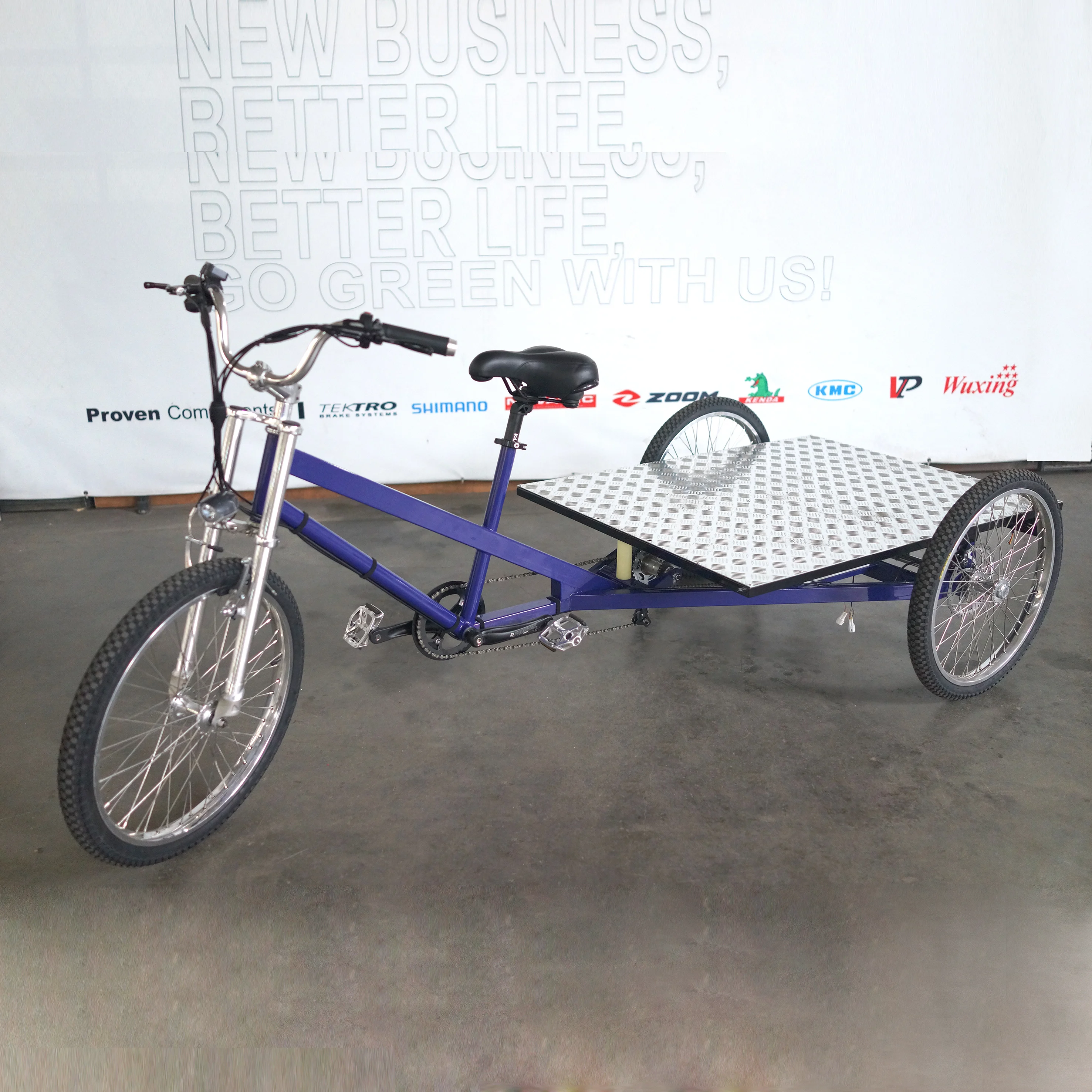 ESTER High Quality 3 Wheels Electric Cargo Flatbed Trike
