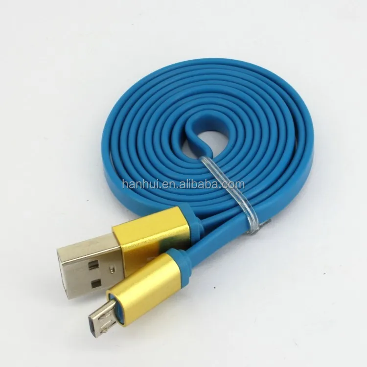 
Высококачественные недорогие высокоскоростные кабели 1 м, плоский usb-кабель для сотового телефона android 