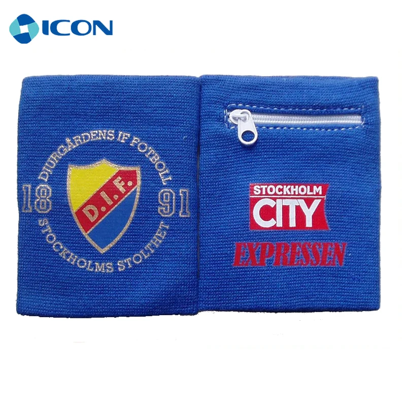 Хлопковый браслет на заказ с карманом на молнии