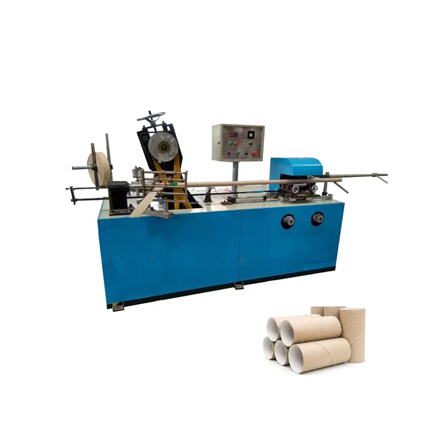 Automatic Spiral Small Cardboard Toilet Tissue Paper Core Pipe Tube Making Machine