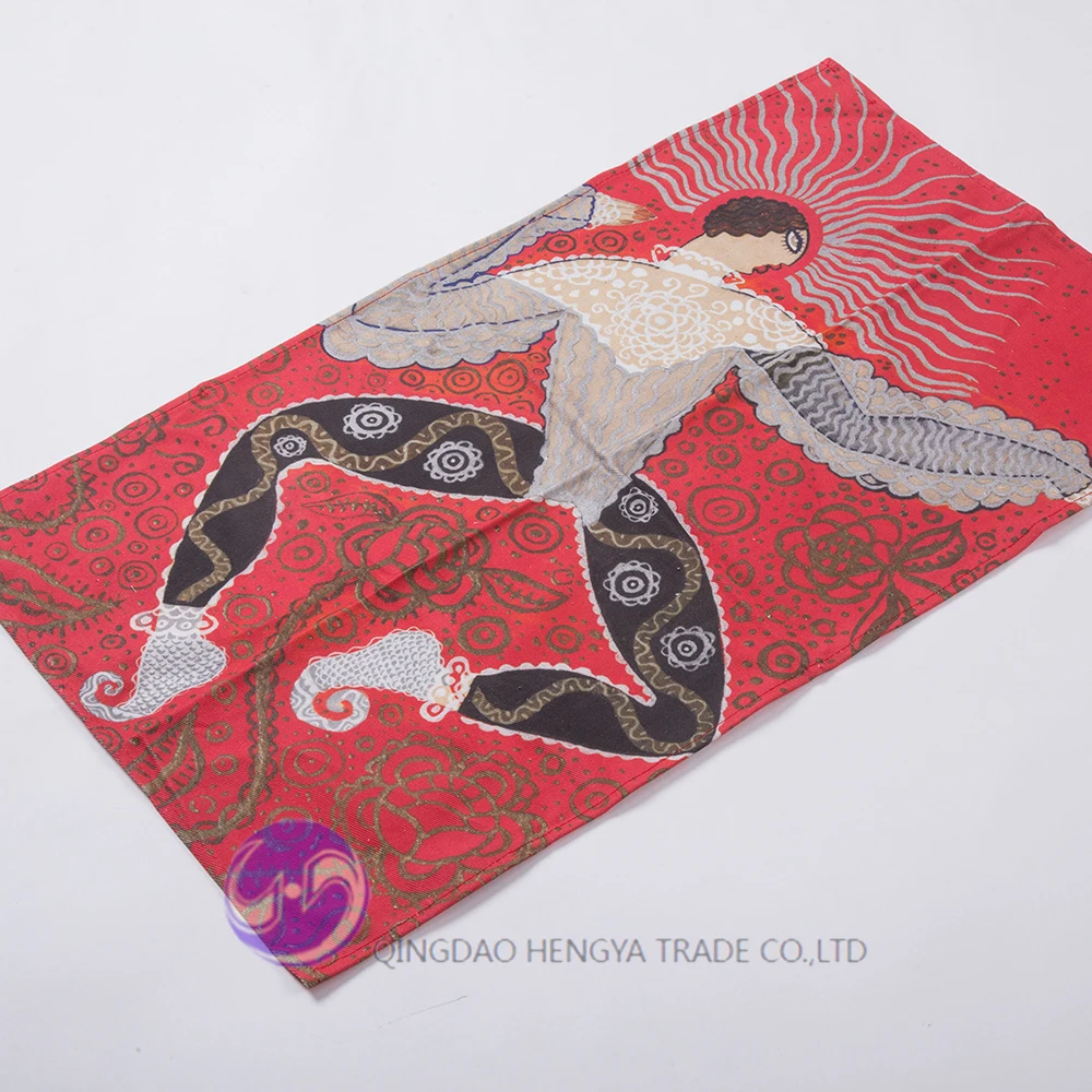 Digital printed cotton oven mitts custom