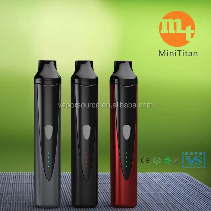 
dry herbal vapourizer vape pen concentrates dry herb vapor Mini Titan loose leaf ceramic vaporizer 
