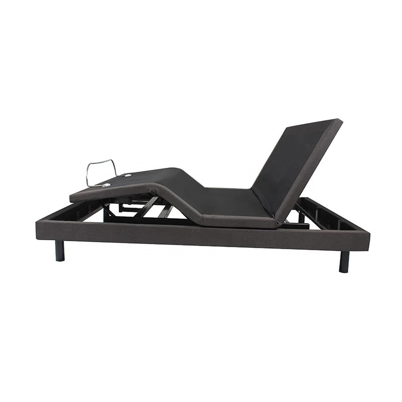 Remote control Wireless Strong and durable adjustable bed base metal beds frame