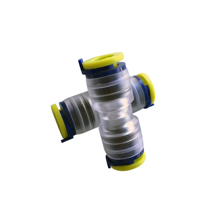 Straight Water Union Tube air hose tube quick connect micro duct coupling fitting transparent union connectors