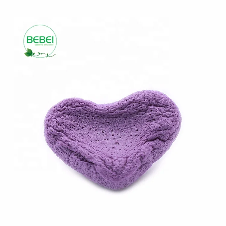 water activated konjac facial sponge with organic beauty sponge packaged