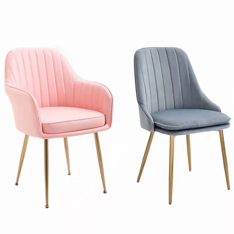 Nordic upholstered modern velvet design dining chair
