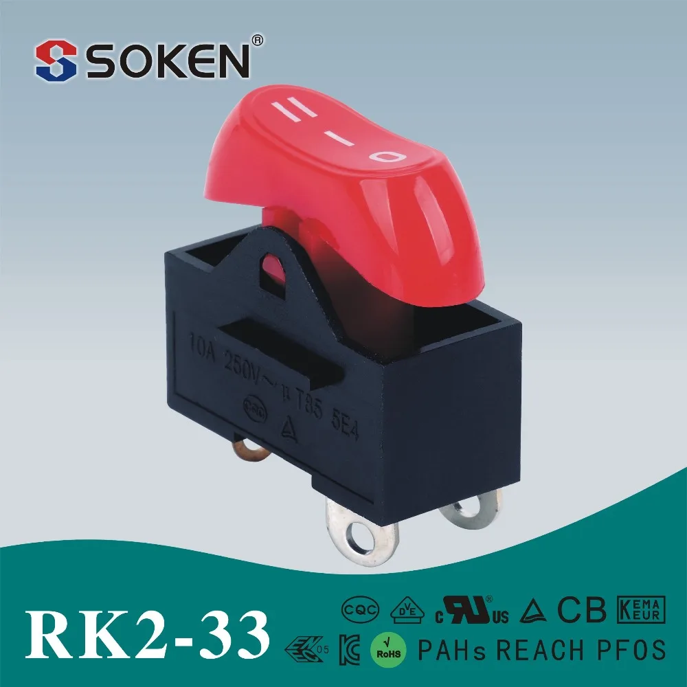 Soken вкл выкл мини перекидной переключатель для фен t120 10a 250 В AC