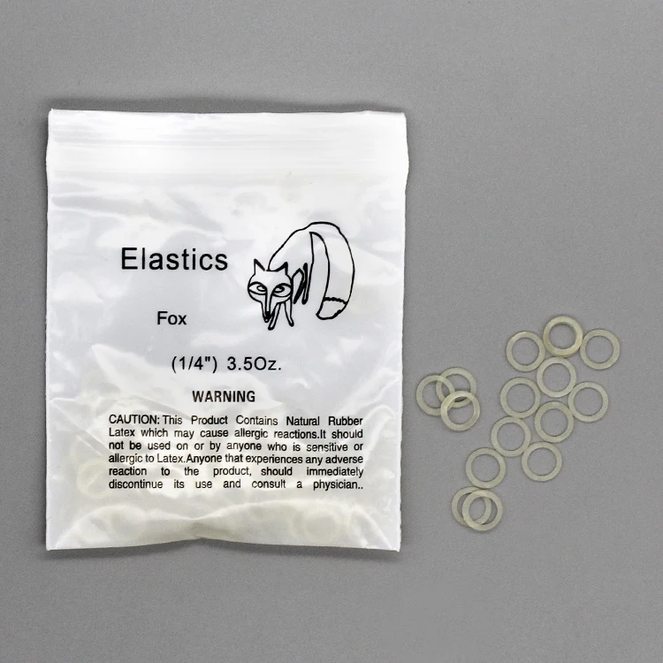 Fox dental teeth orthodontic elastic rubber band for braces 3.5 /5 /6.5 OZ