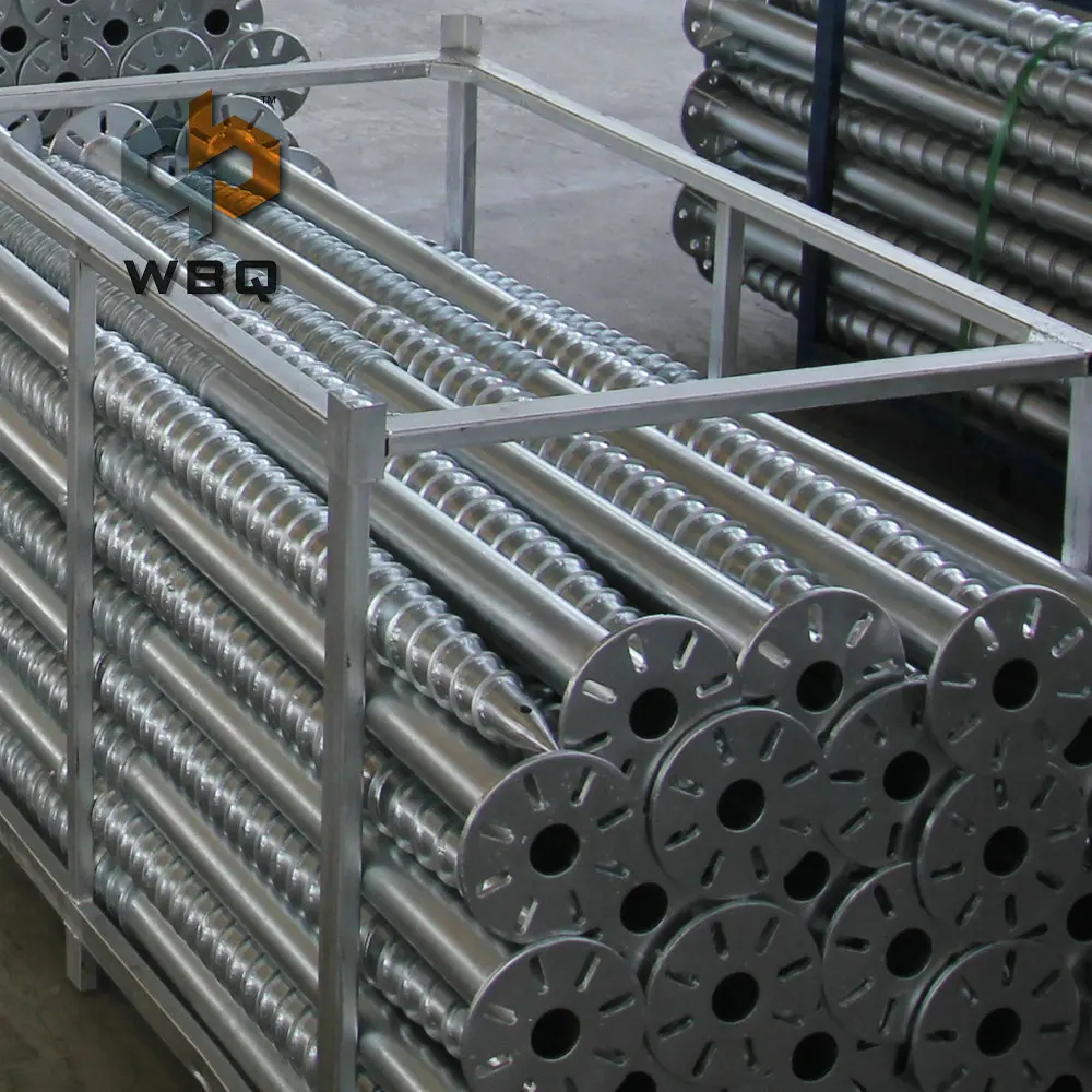 OEM factory supplier galvanized ground earth screw anchor for solar system, fence