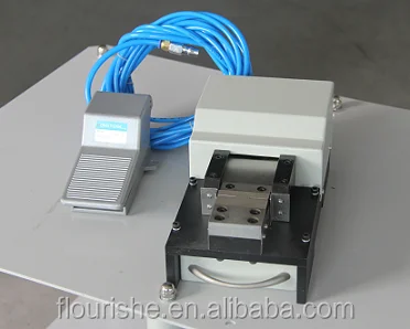 
Pneumatic components cutting and forming machine with pedal 