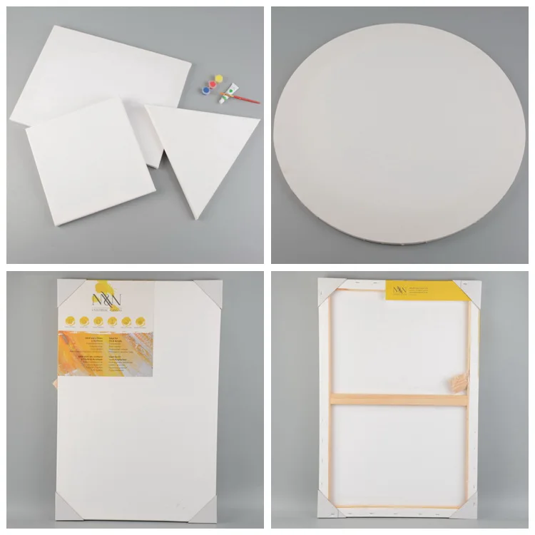 High Quality Stretched Blank Canvas Paintings with Different Size Customized  Modern Printed