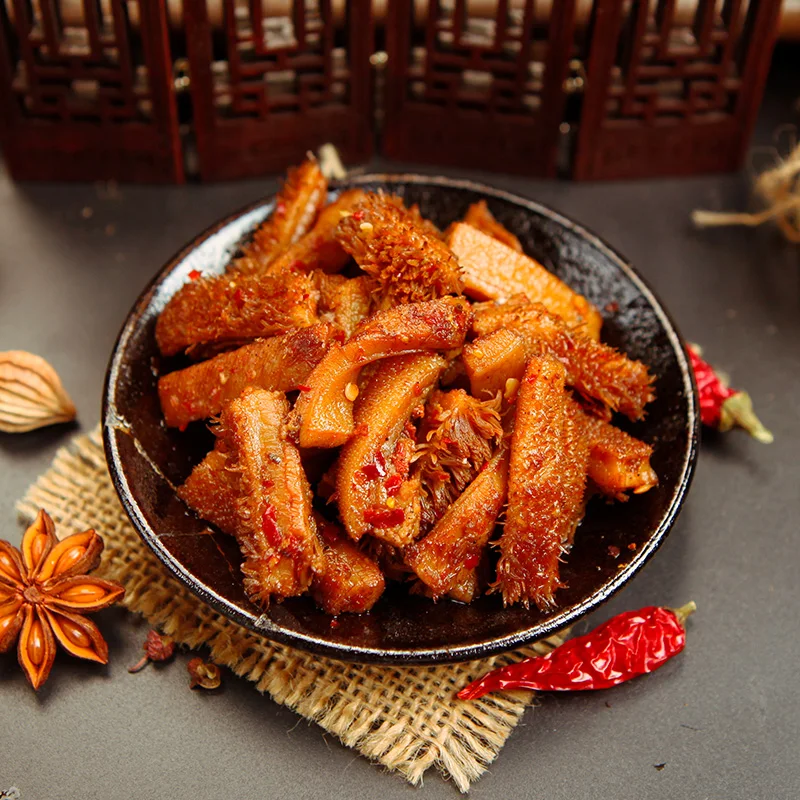 
ShuDaoXiang 100g Per Bag 150Bags Per Carton Mala Niudu Spicy Snack Beef Tripe 