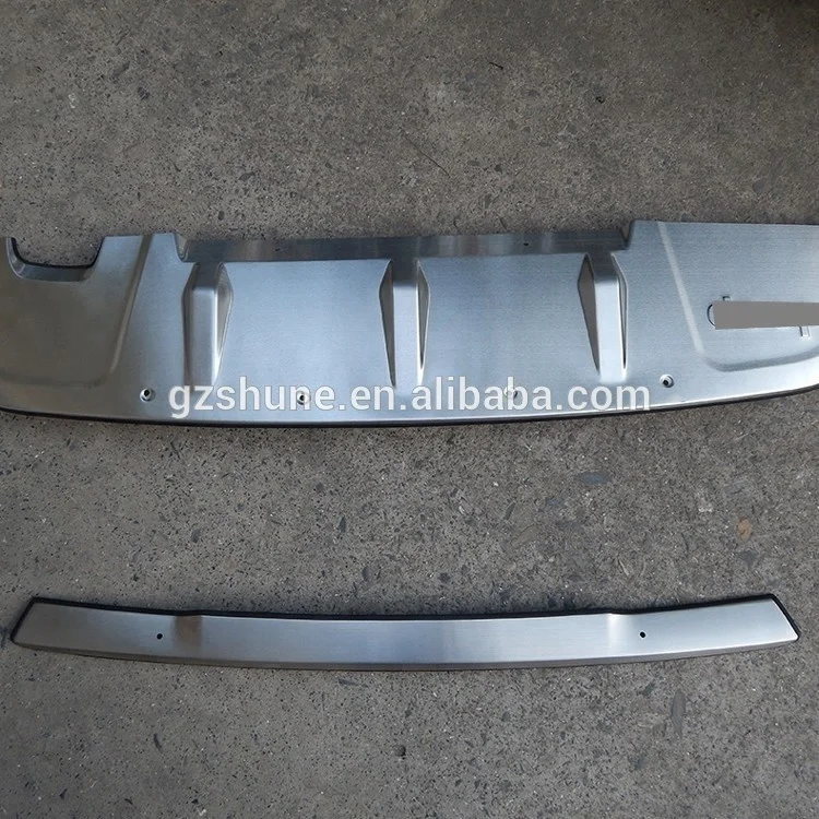 Передняя и задняя противоскользящая пластина из нержавеющей стали для компаса 2017-2018 Защитная крышка бампера автомобильные аксессуары