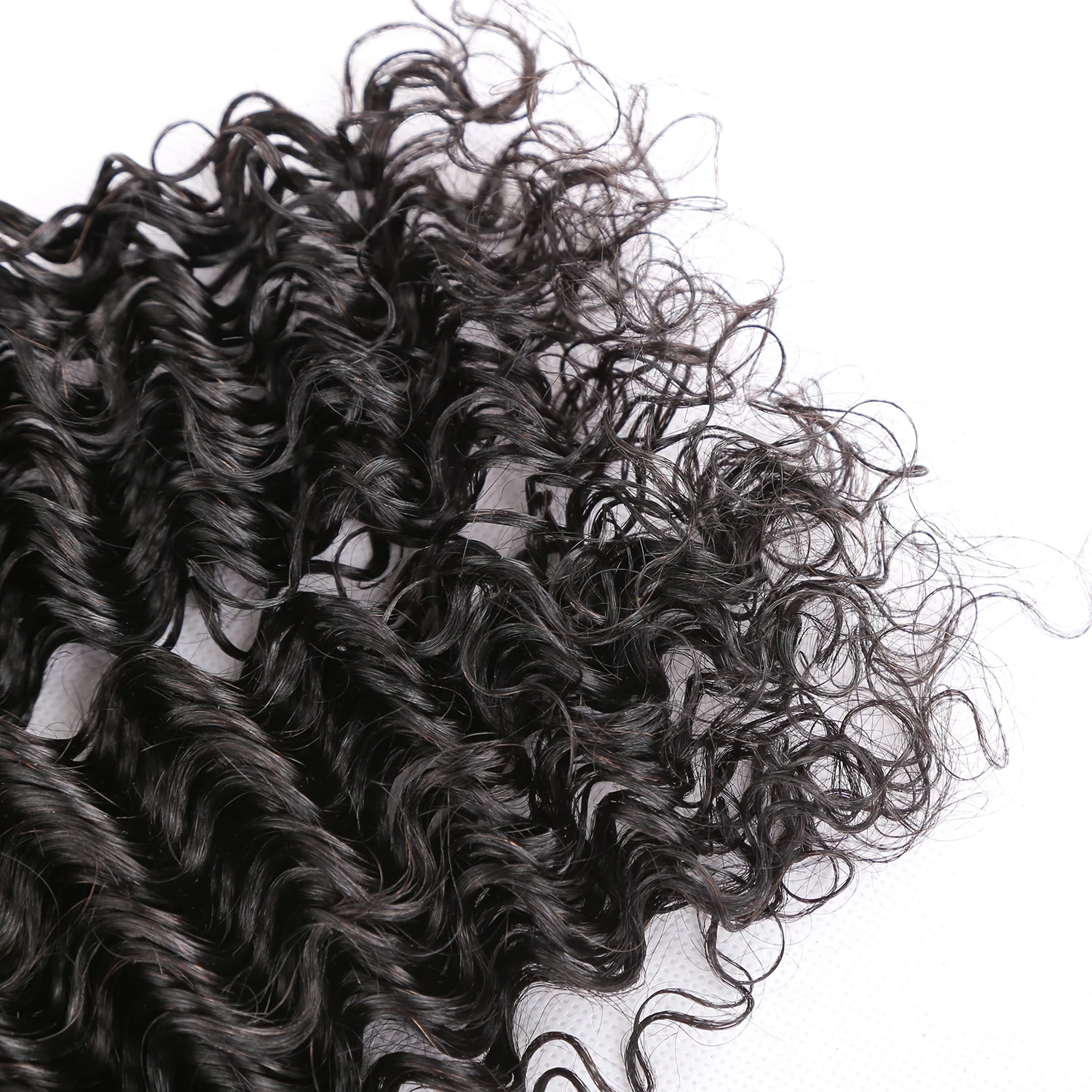 
2019 best selling jerry kinky curl 100% brazilian virgin remy human hair 3 weft bundles with closure 8