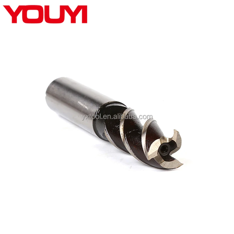 
HSS 3flute End mills with straight shank used for Aluminium alloy 