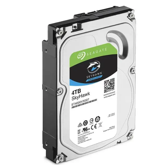Жесткий диск видеонаблюдения Seagate 4 ТБ, 64 Мб кэш-памяти, SATA 6,0, ГБ/сек. 3,5 дюйма, внутренний жесткий диск ST4000VX007