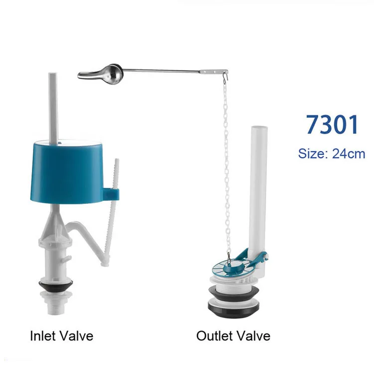 Economic Plastic Fittings Inlet Outlet Valve Toilet Flush Pump