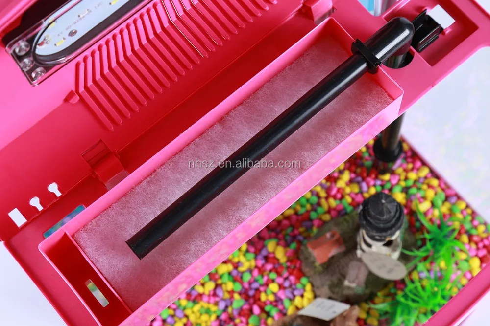 Popular Mini aquarium tank fish Black/White led aquarium