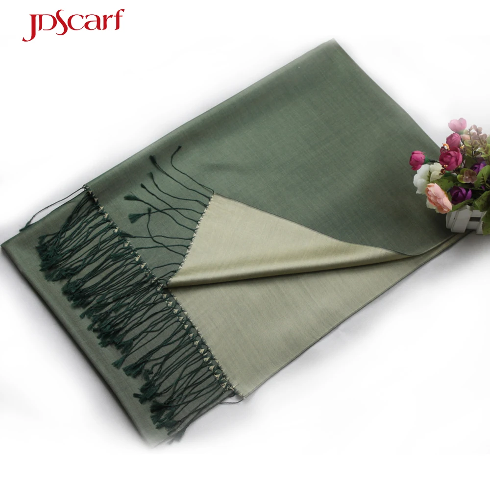 silk pashmina shawl spanish silk gradient wool felt shawls with fringe