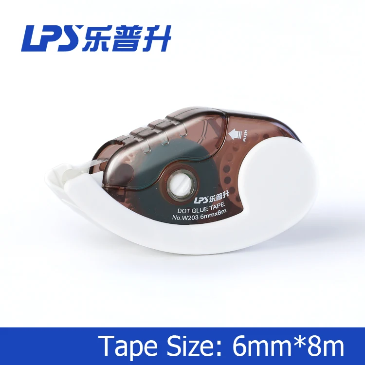 Manufacturer Glue Tape Roller of Double Sided Adhesive Glue Tape Runner No.203 China 6mmx8m CN;GUA Assorted Colors Stick 203 LPS