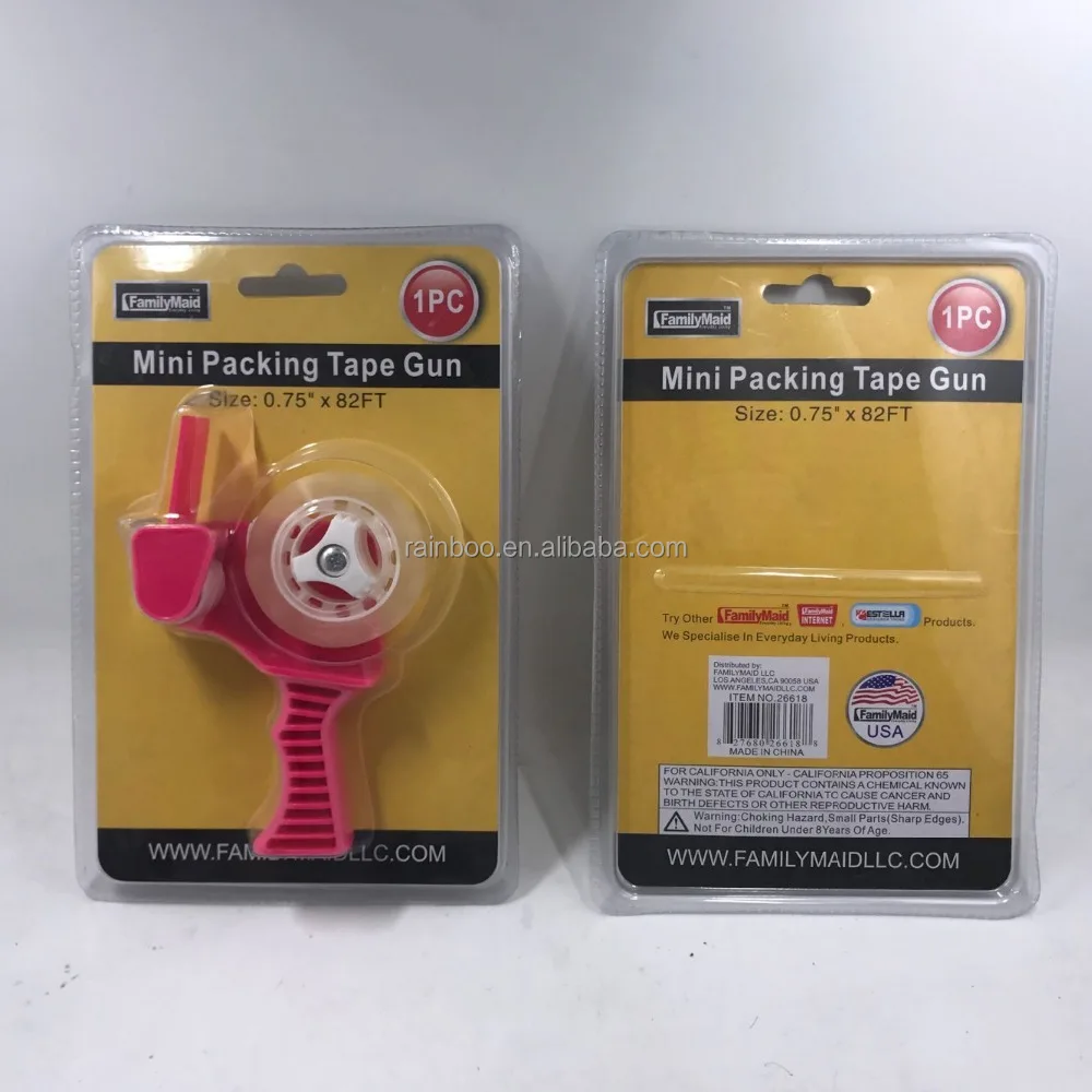 
promotional cheap plastic mini adhesive tape dispenser,Mini plastic tape gun for school 