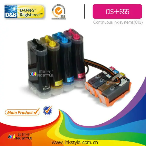 Inkstyle HP655 снпч для hp deskjet printers 6525 5525