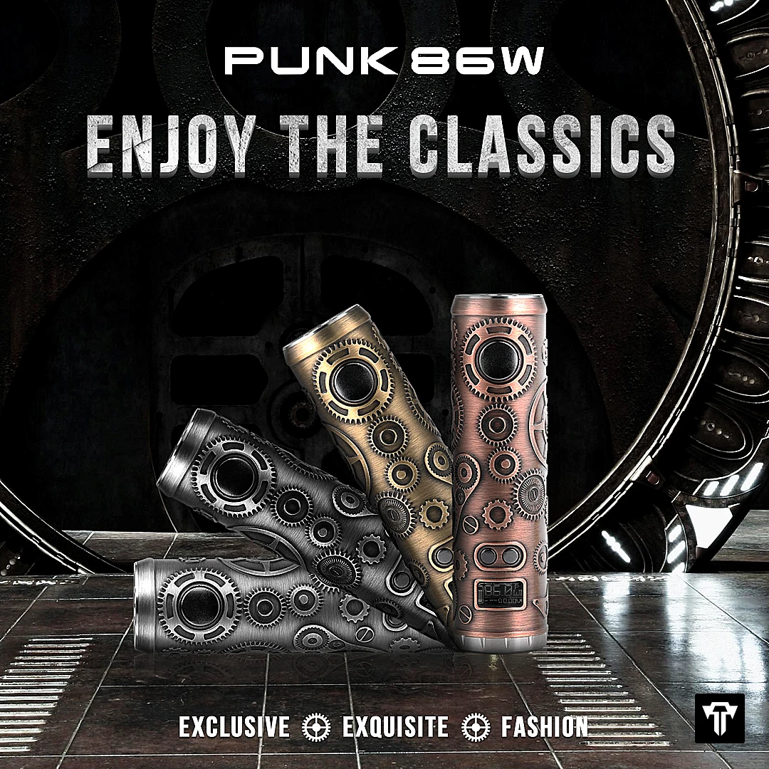 Teslacigs the First Tube of Punk Style Punk 86W Mod 510 e cig from Manufacturer