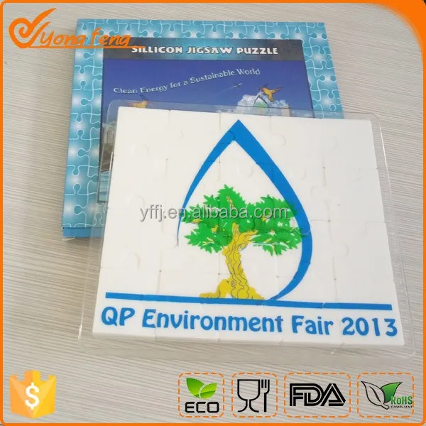 
Safe Cartoon Funny Silicone Educational Jigsaw Puzzle 