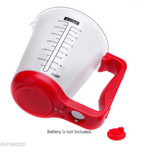 Mini Electronic Cup Scale Weighing Liquid and Food Milk Multifunction Kitchen Using 600ml