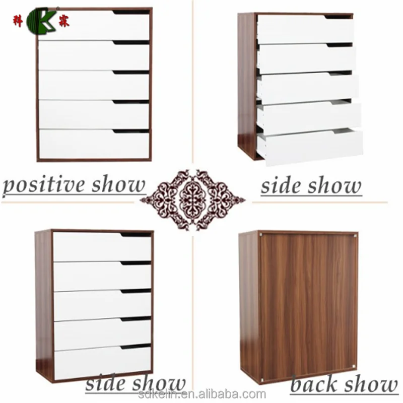 Bedroom wooden chest of drawer