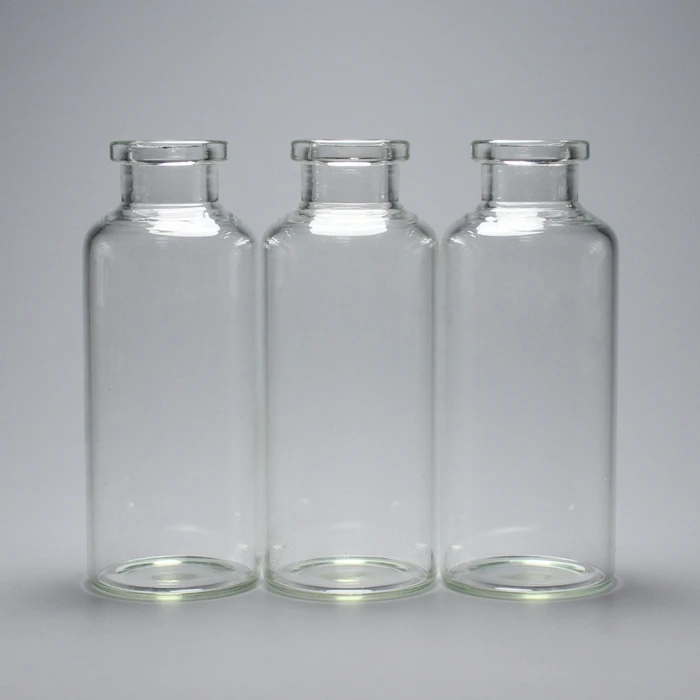 30ml Transparent Low Borosilicate Tubular Glass Vial Glass Bottle