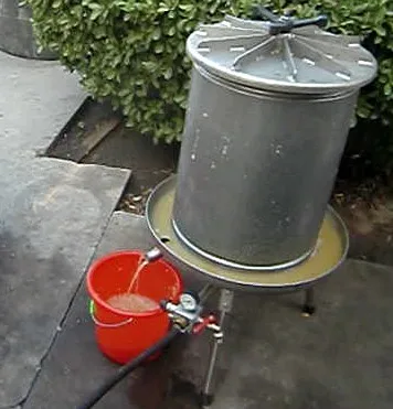 40L SUS 304 Stainless Steel Barrel 10.5 Gallons Hydropress Fruit Press