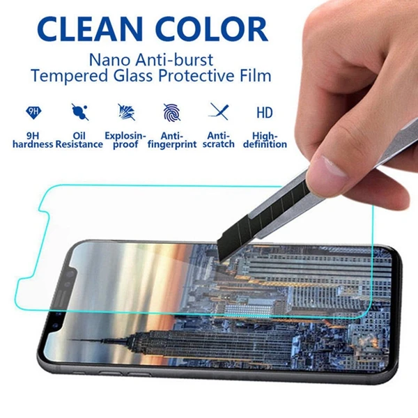 Лидер продаж на Amazon 3 упаковки розничная упаковка Защита экрана для iPhone 12 HD 9H прозрачное закаленное стекло 11