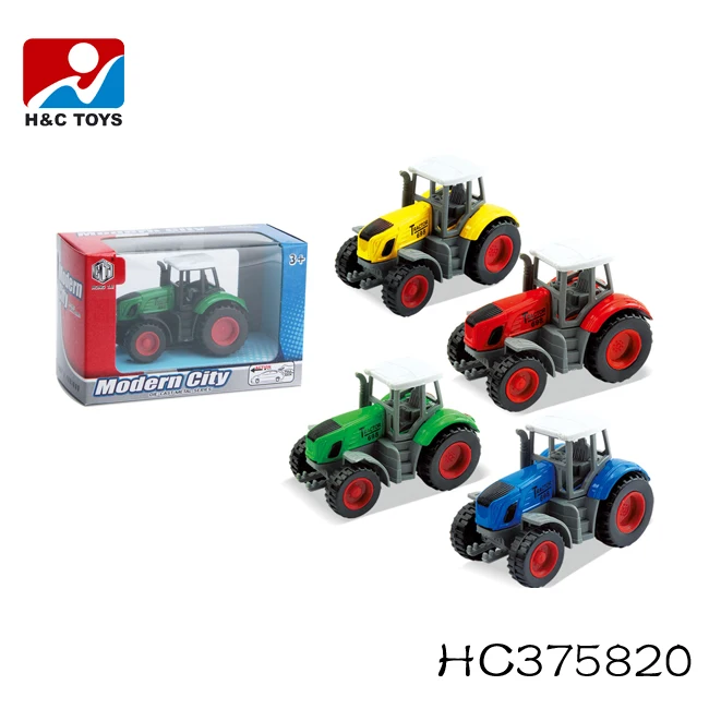 Plastic Friction Farm Toy Tractors Hot Sale Kids Toys