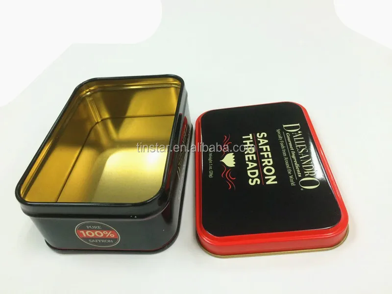 Custom small rectangular tin poker play card holder tin packing box