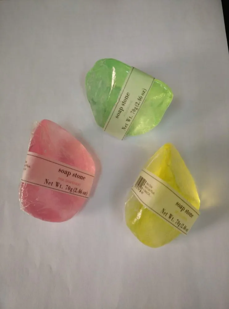 soap stone in stone shape or soap with stone inside OEM