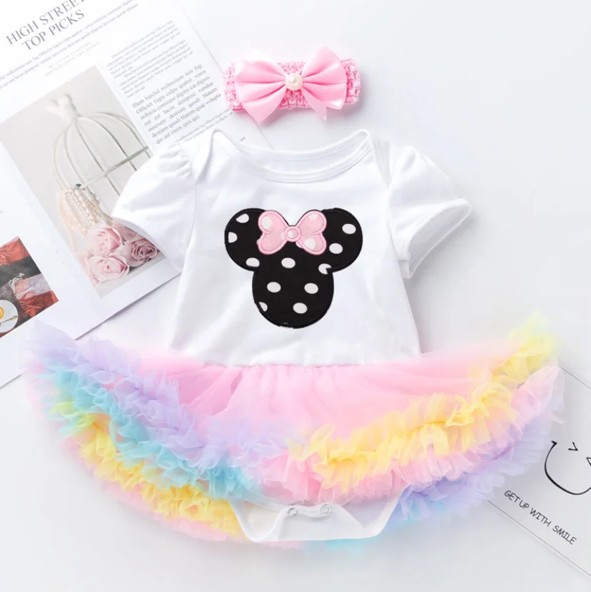 
Classical ballet tutu Child ballet tutu Baby Romper Skirt Two-Pieces Suits Girls Tutus baby first birthday dress tutu 