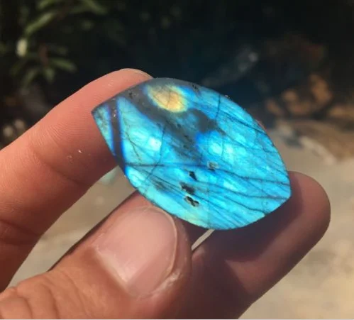 Natural Labradorite Crystal Rough Polished Rock From Madagascar