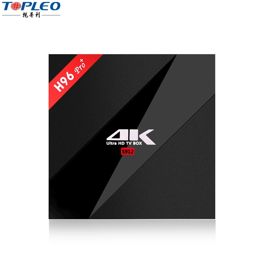 Завод оптовая Android 7.1.1 tv box цифровой спутниковый приемник smart box tv h96 pro + (2 Г + 16 Г)