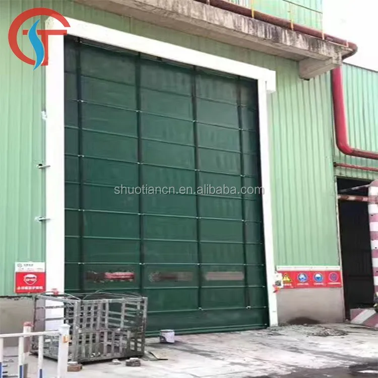 Nord Stainless Steel Plastic Automatic Industrial Quick High Speed Roller Shutter Door PVC Waterproof Plastic Roll up Door