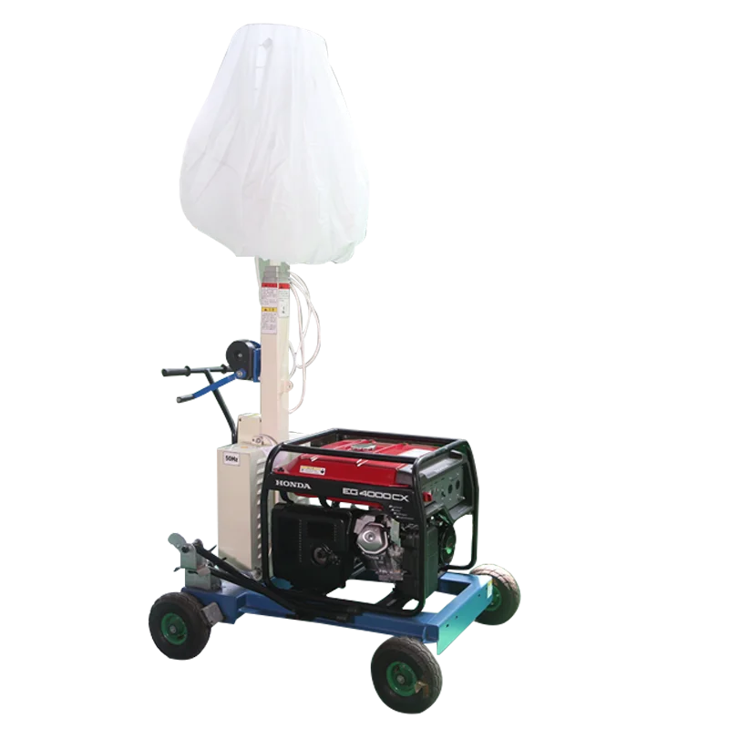Hand Held Gasoline Diesel Generator Hydraulic Lifting Solar Mobile Light Tower Price