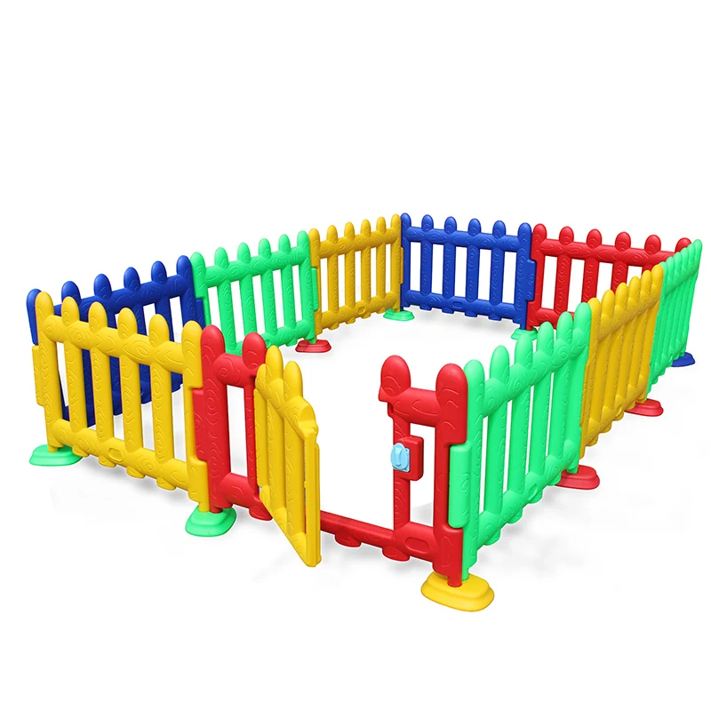 Indoor game fence big size baby play fence home playpen with gate