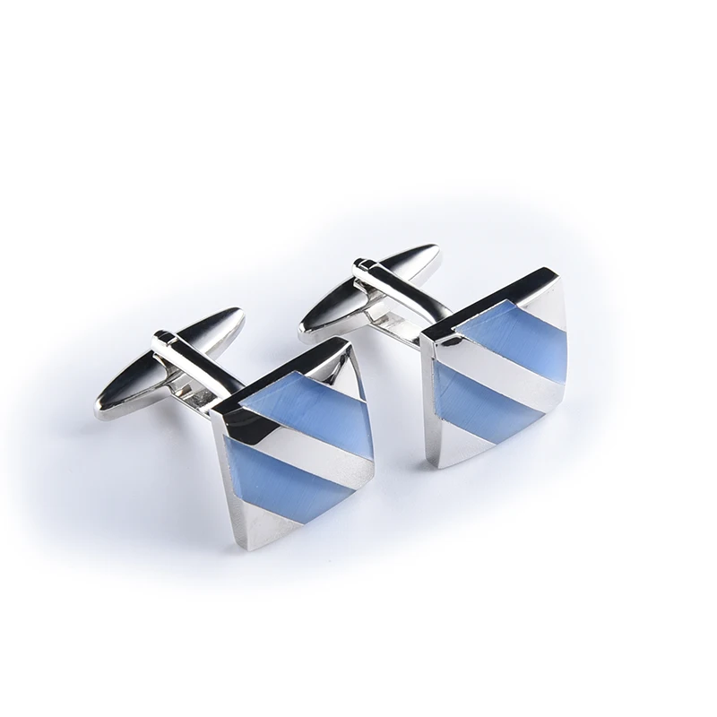 Оптовая продажа, дешевые металлические Мужские жесткие эмалированные латунные запонки, запонки для рекламы