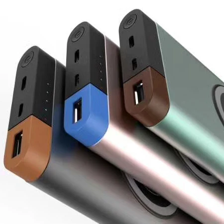 Aluminum alloy shell 10000mAh 16000mAh  battery type c fast charging wireless powerbank